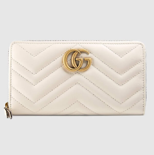 18SS グッチコピー GG Marmont zip around wallet